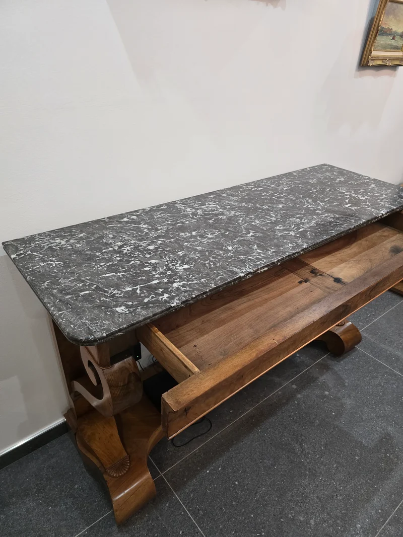 Console en marbre epoque restauration