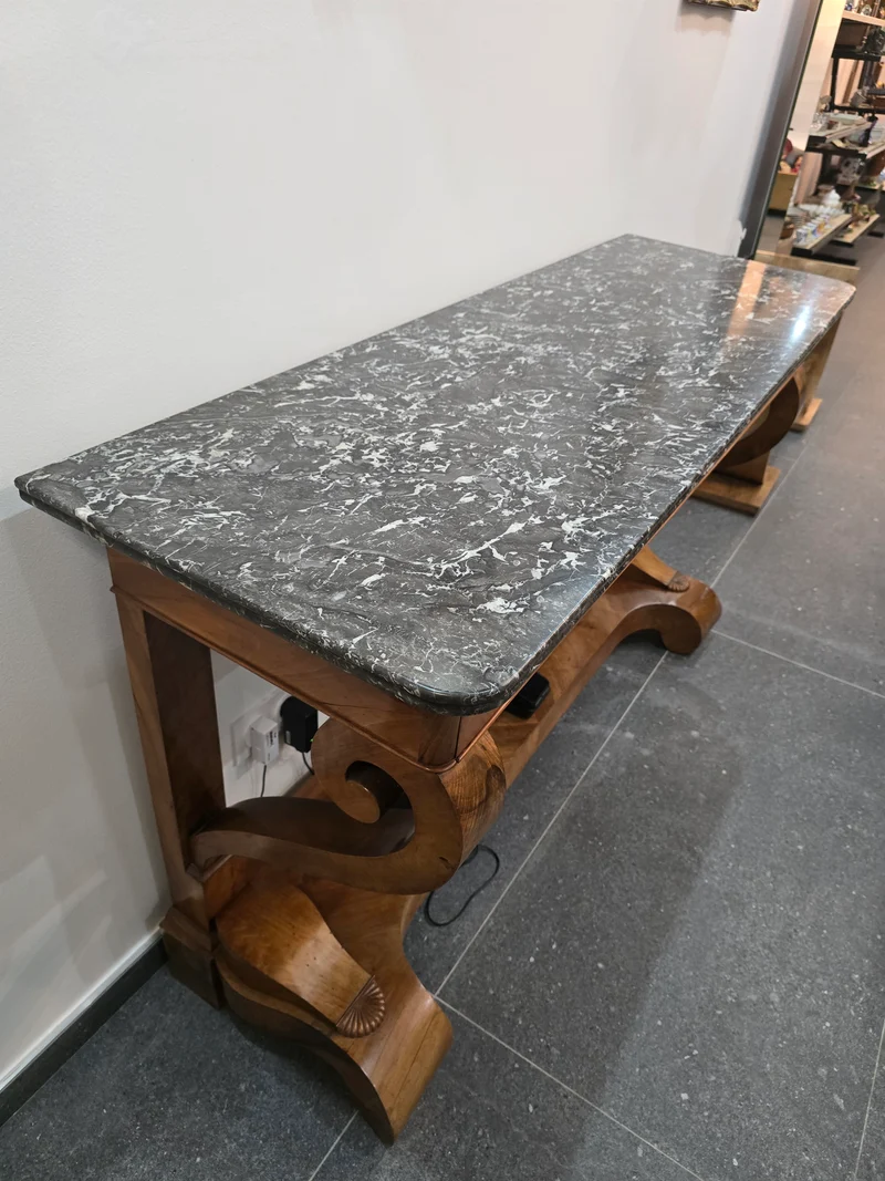 Console en marbre epoque restauration
