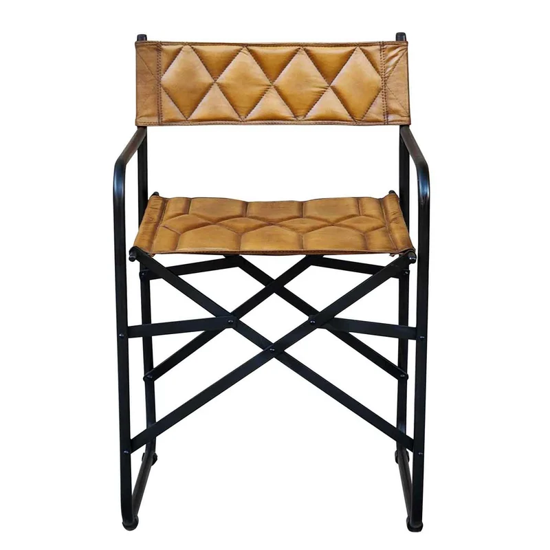Fauteuil de réalisateur en cuir Riccardo