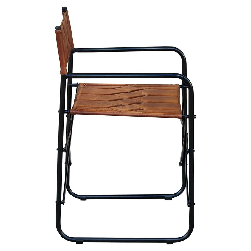 Fauteuil de réalisateur en cuir Riccardo
