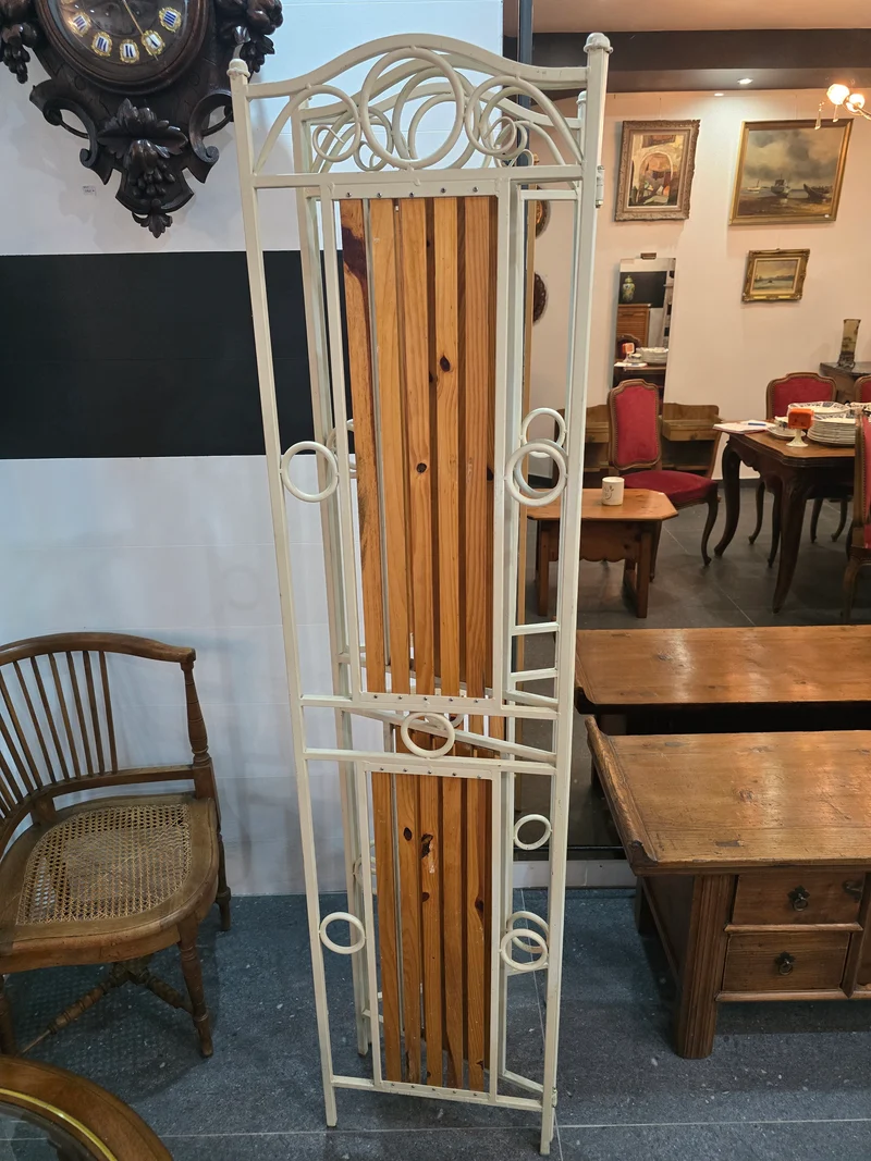 Paravent fer et bois