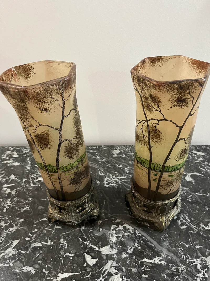Paire de vase Legras