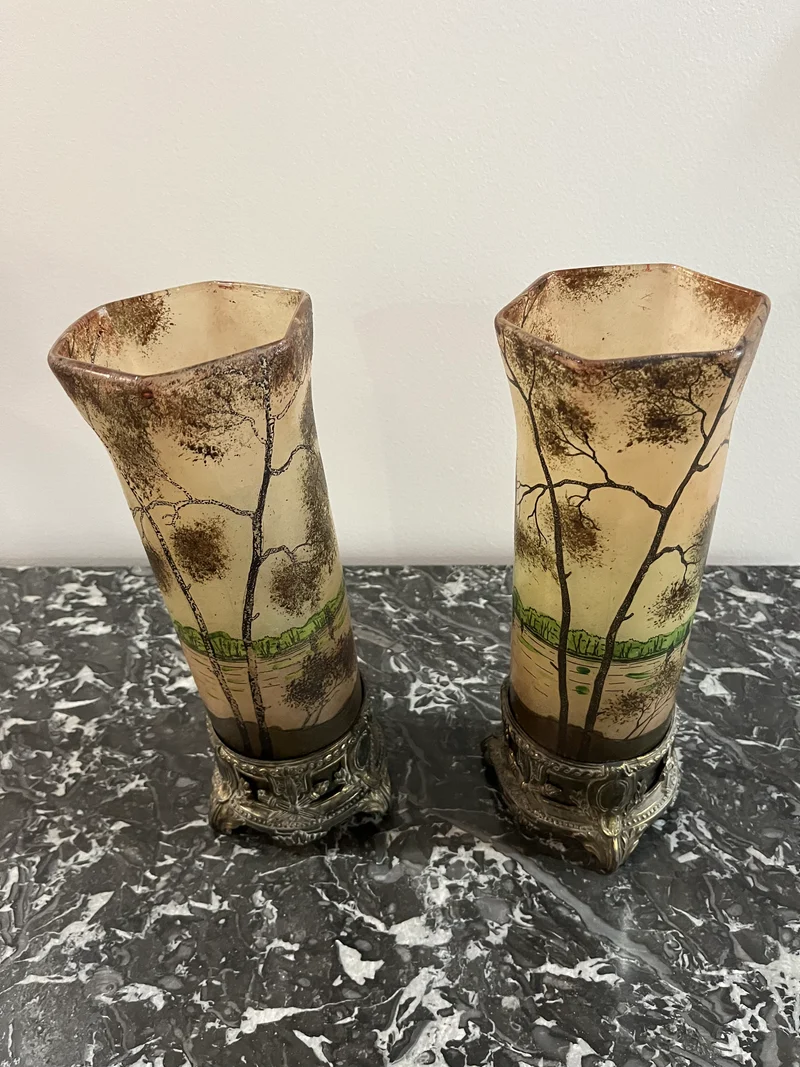 Paire de vase Legras