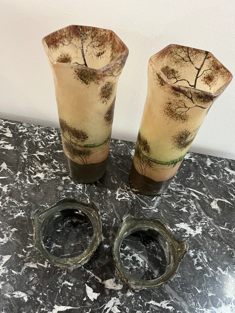 Paire de vase Legras