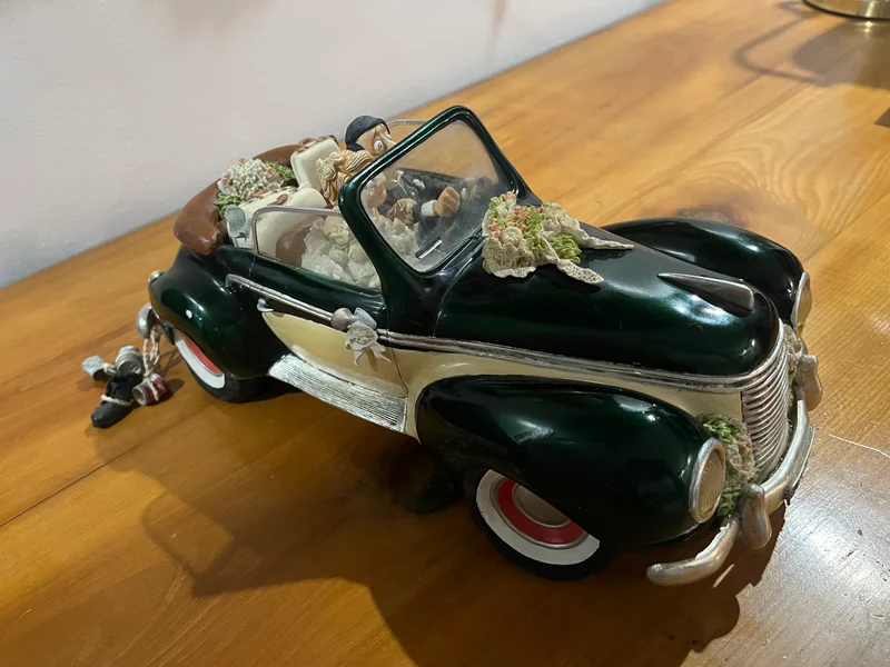 Voiture de mariée signé G Forchino