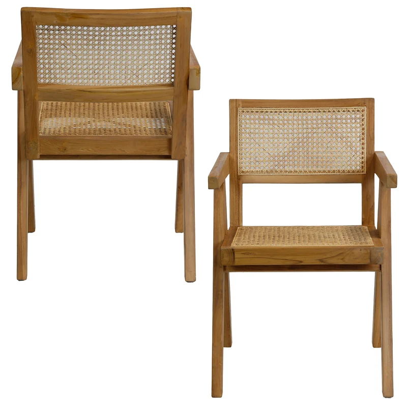 Fauteuil au tissage viennois