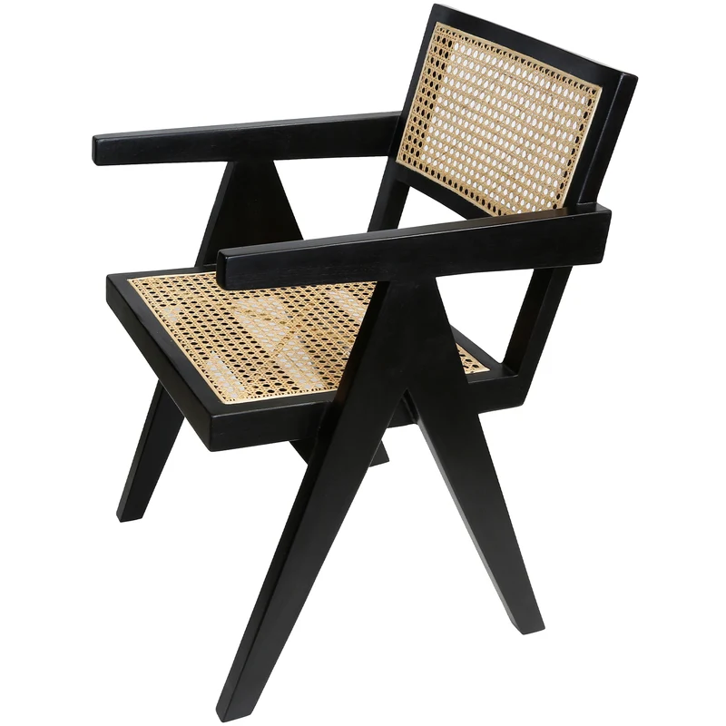 Fauteuil au tissage viennois