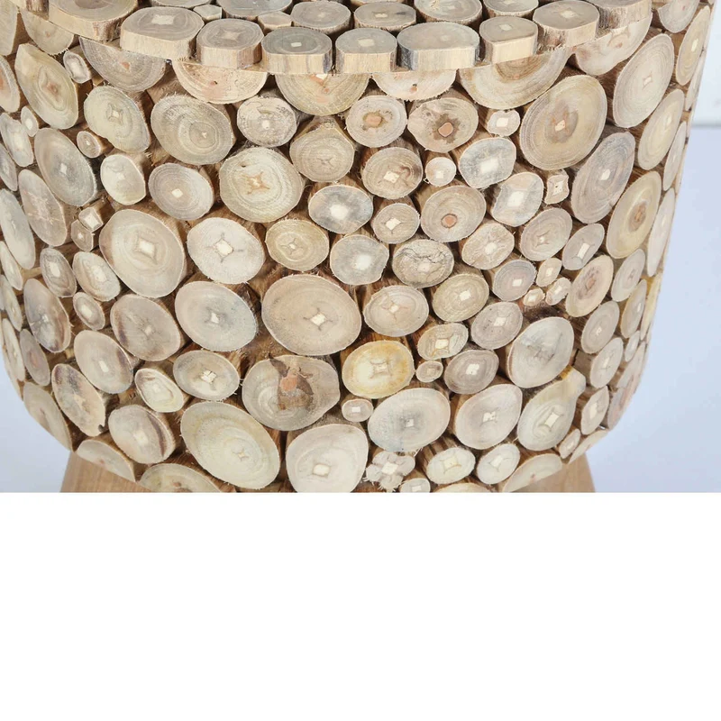 Tabouret en bois de teck Merida