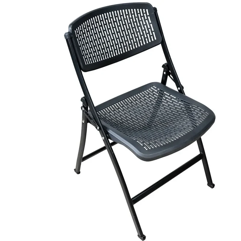 Chaise pliante Net noire M2