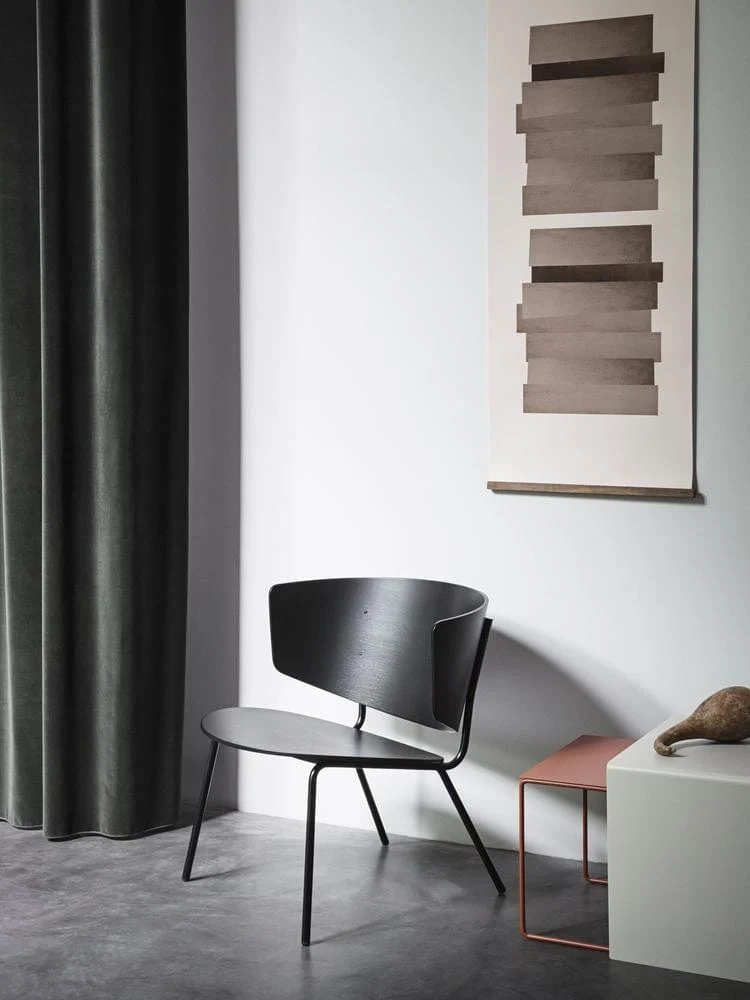 Fauteuil Ferm Living - Herman (noir)