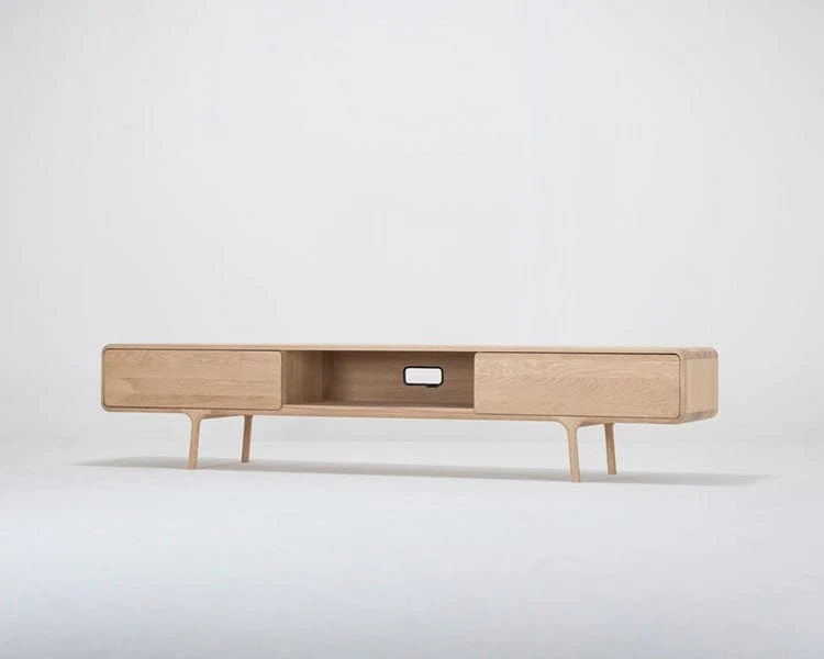Gazzda Meuble TV - Fawn (2 Tiroirs)