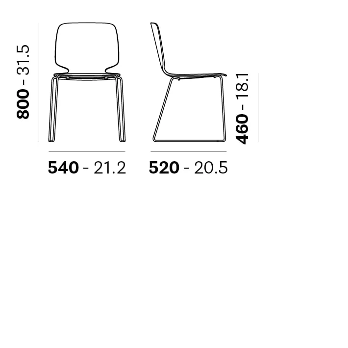 Chaise Pedrali - Babila 2720