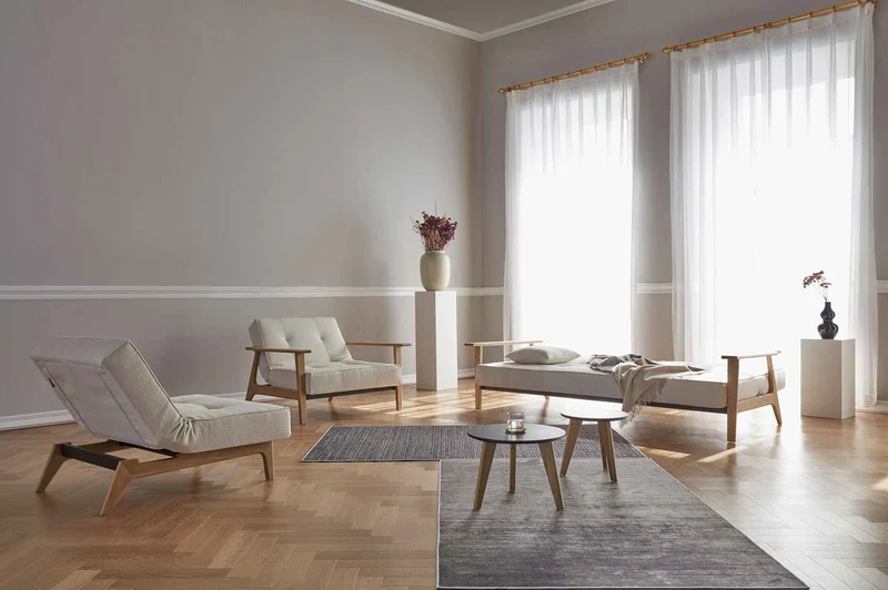 Canapé-lit Innovation Living - Splitback Frej Oak w Armrest