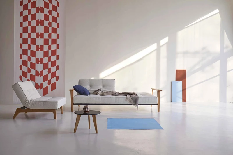 Canapé-lit Innovation Living - Splitback Frej Oak w Armrest