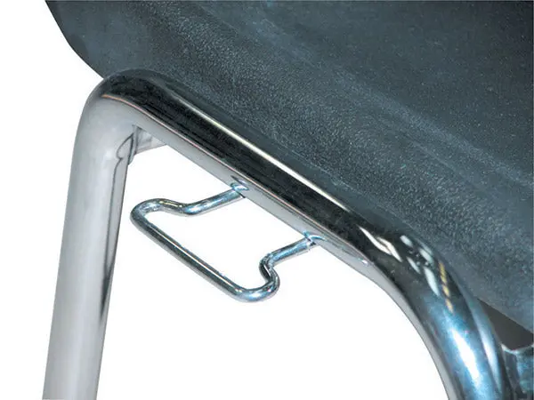Chaise coque plastique empilable Hélène Ø 22 mm
