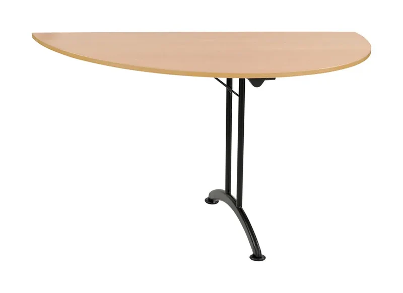 Table pliante stratifiée pieds courbés