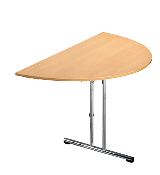 Table pliante mélaminée pieds chromés