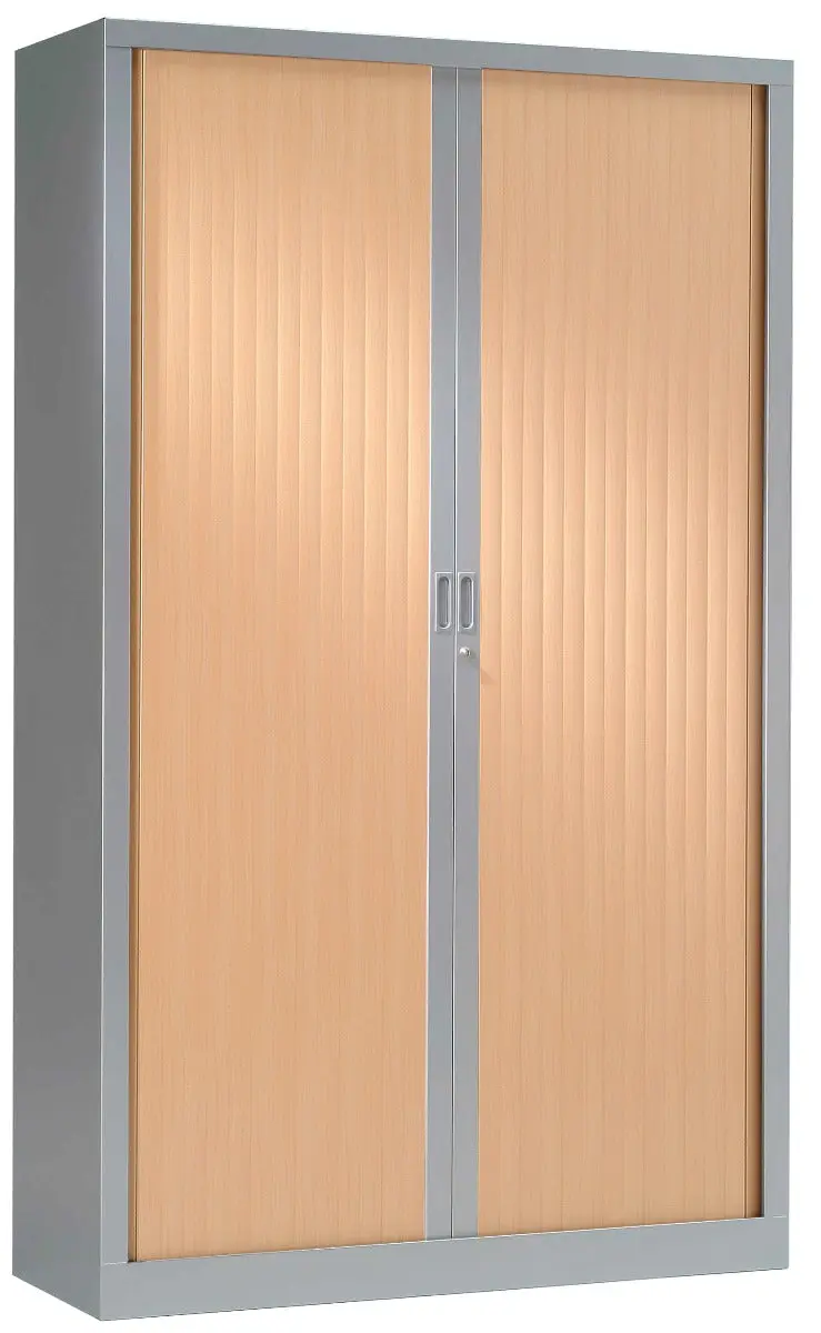 Armoire haute 1.98 X 1.20 m rideaux bois
