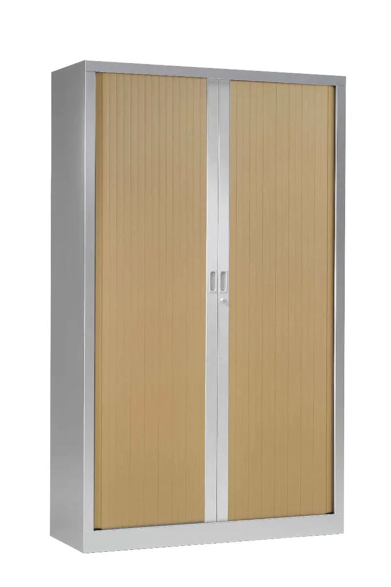 Armoire haute 1.98 X 1.20 m rideaux bois