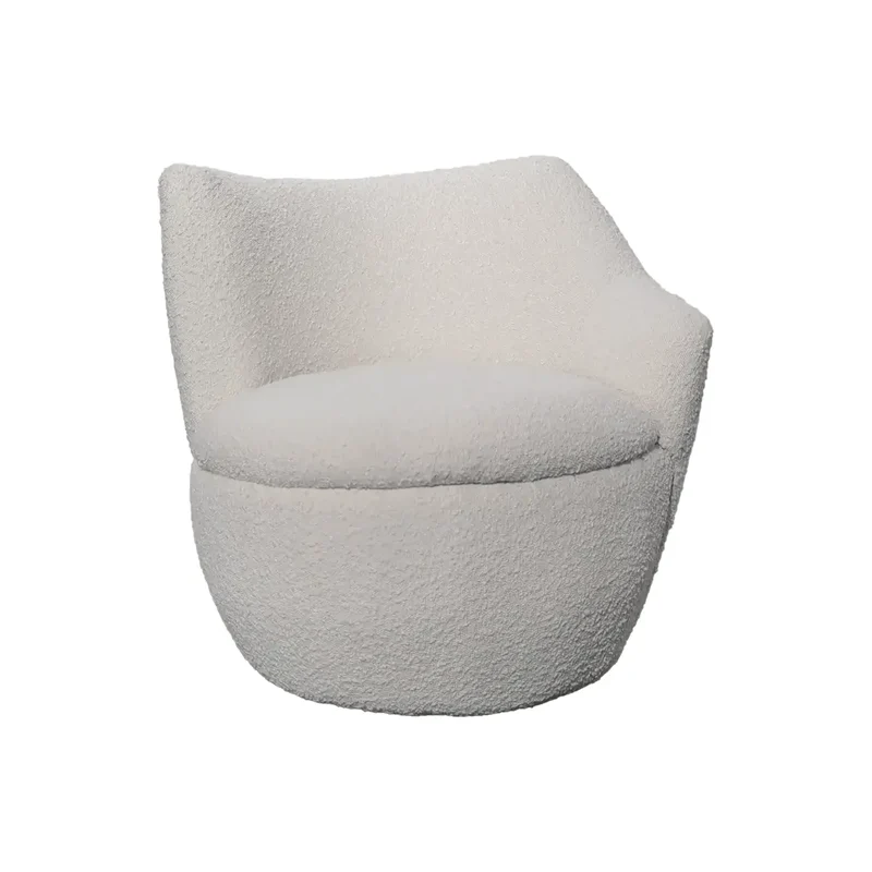 Fauteuil tissu KURLY 1 place