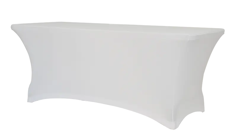 Lot de 2 housses stretch pour table rectangle 180