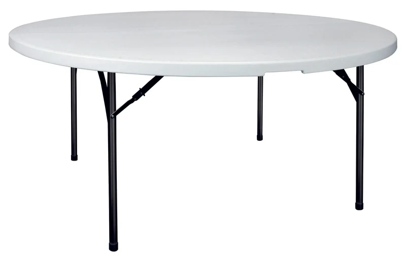 Table polypro ronde 180 cm