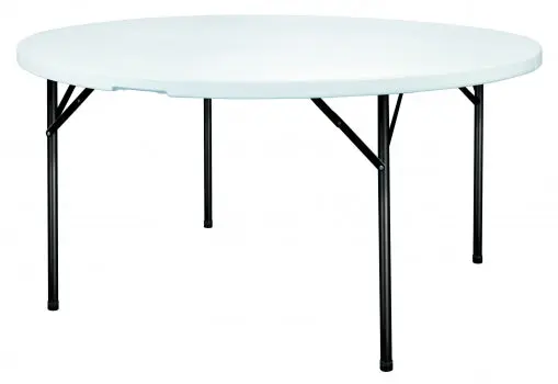 Table polypro ronde 154 cm