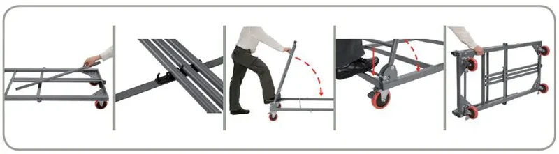 Chariot XLtrolley pour tables "Classic Collection"