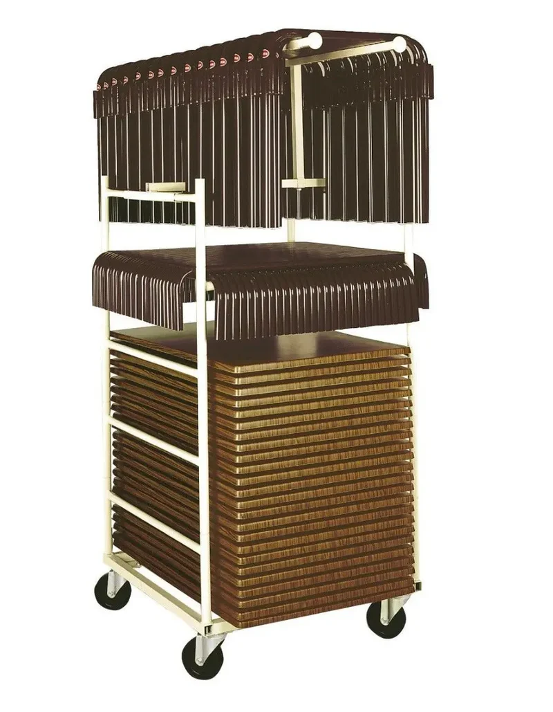 Chariot pour mairietable grande capacité