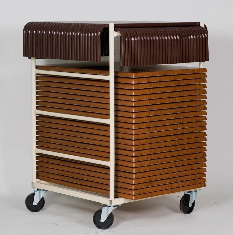 Chariot pour mairietable en deux parties