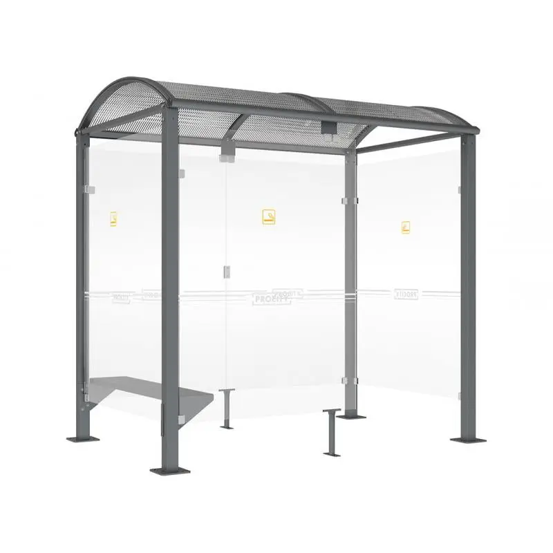 Banquette/tablette pour abri fumeurs
