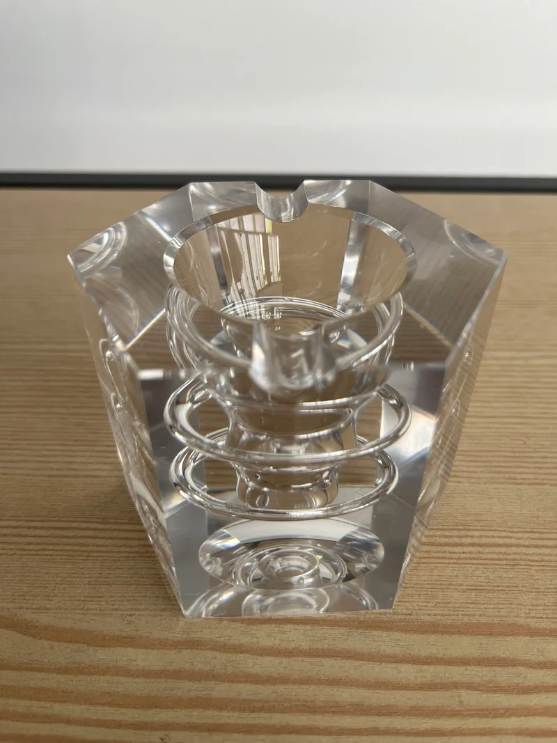 Cendrier en Cristal design
