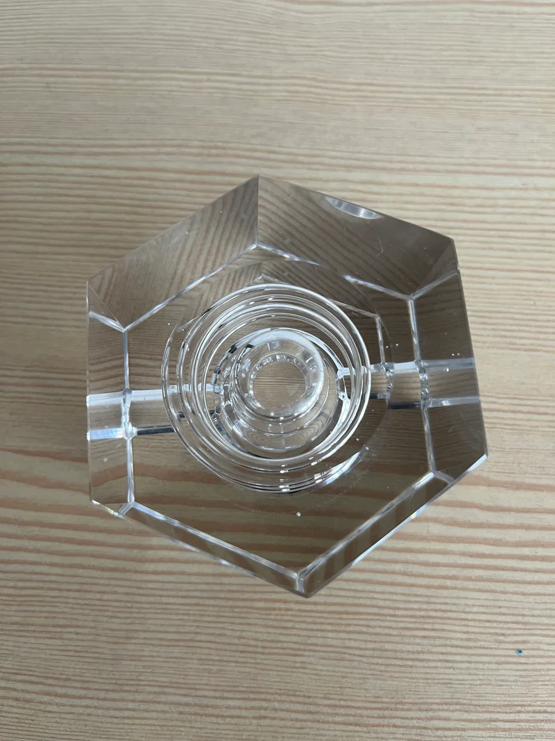 Cendrier en Cristal design