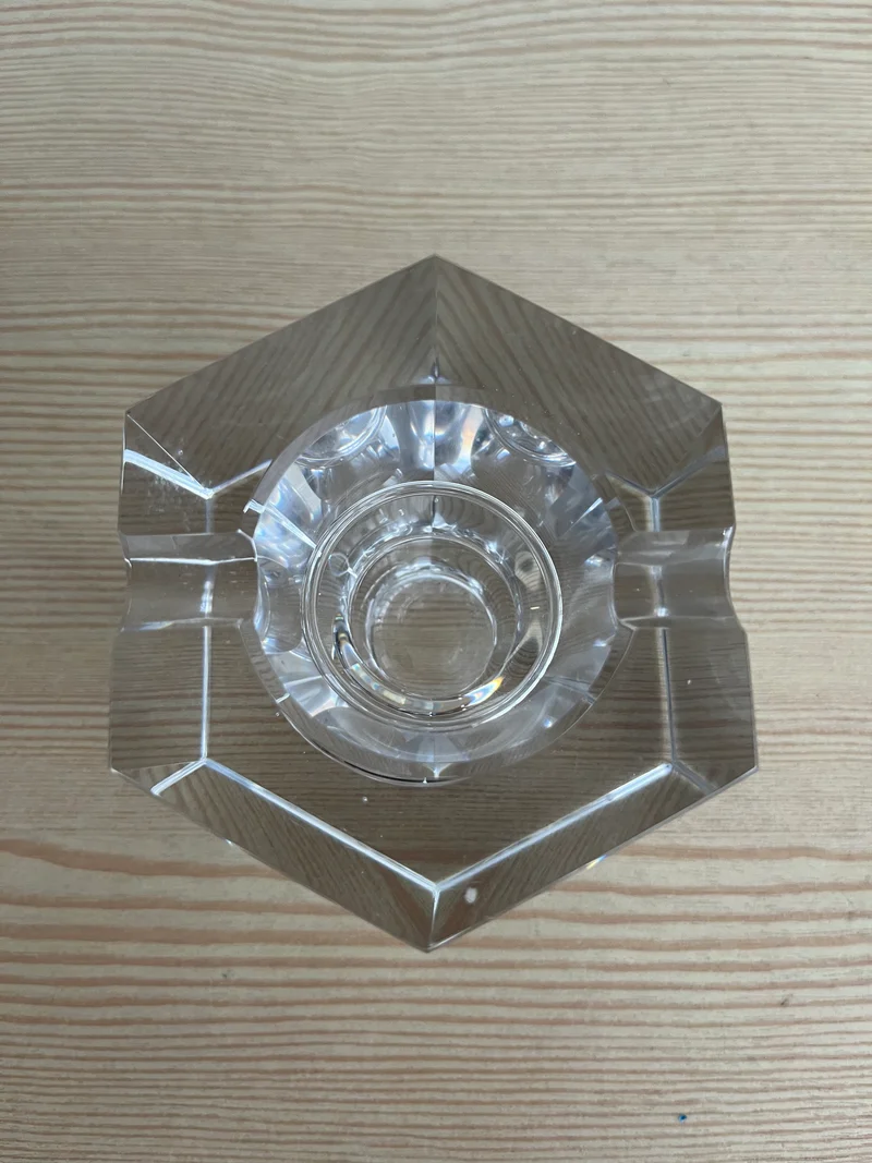 Cendrier en Cristal design