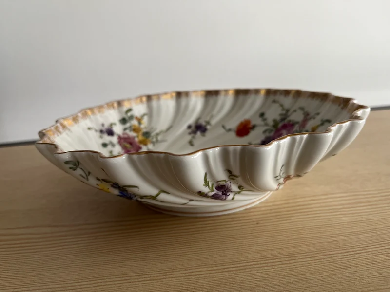 Assiette de service style Rococo