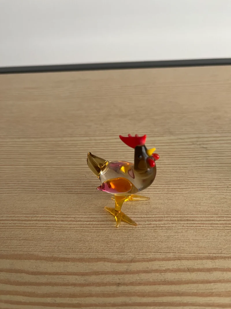 Figurines vintage en verre de murano