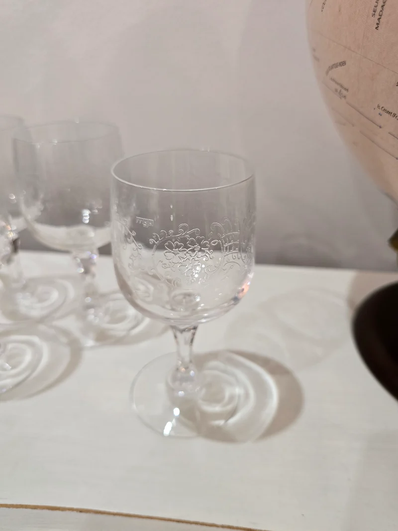 Verres à vin cristal