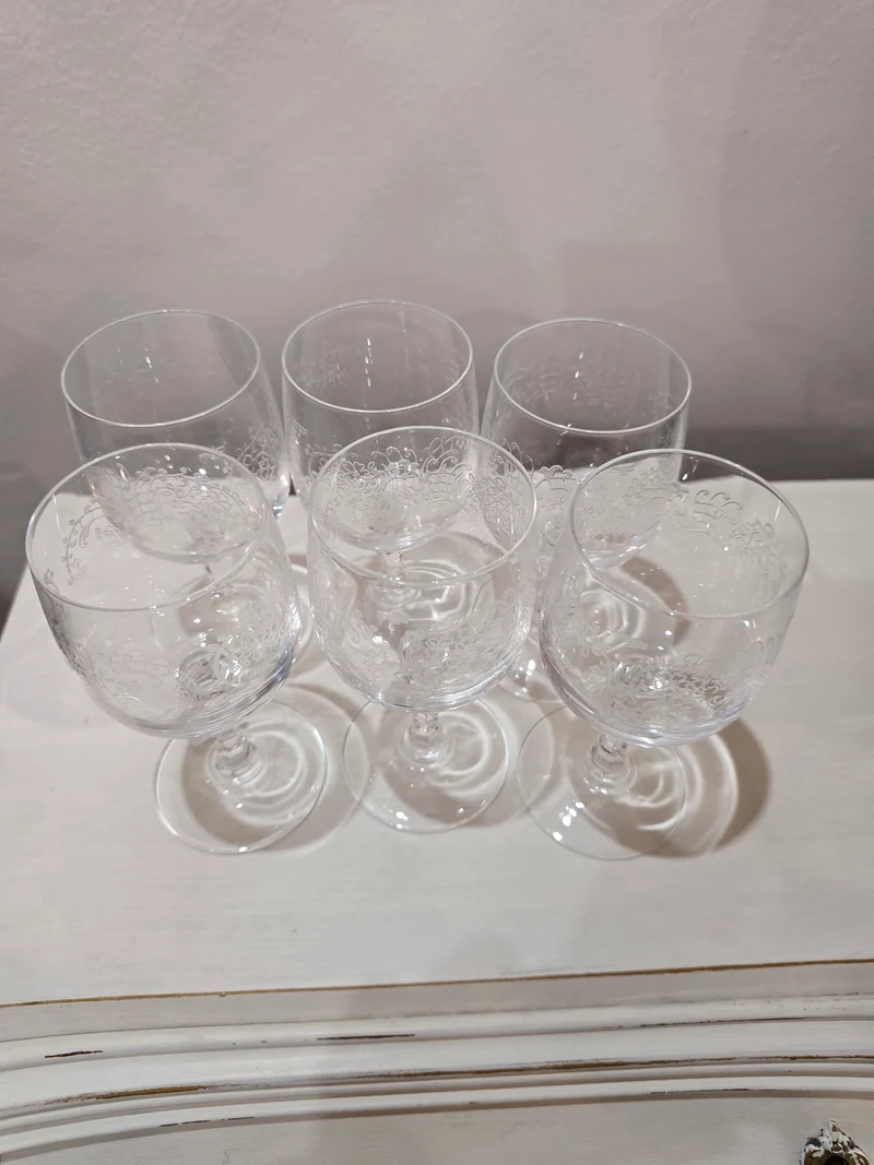 Verres à vin cristal