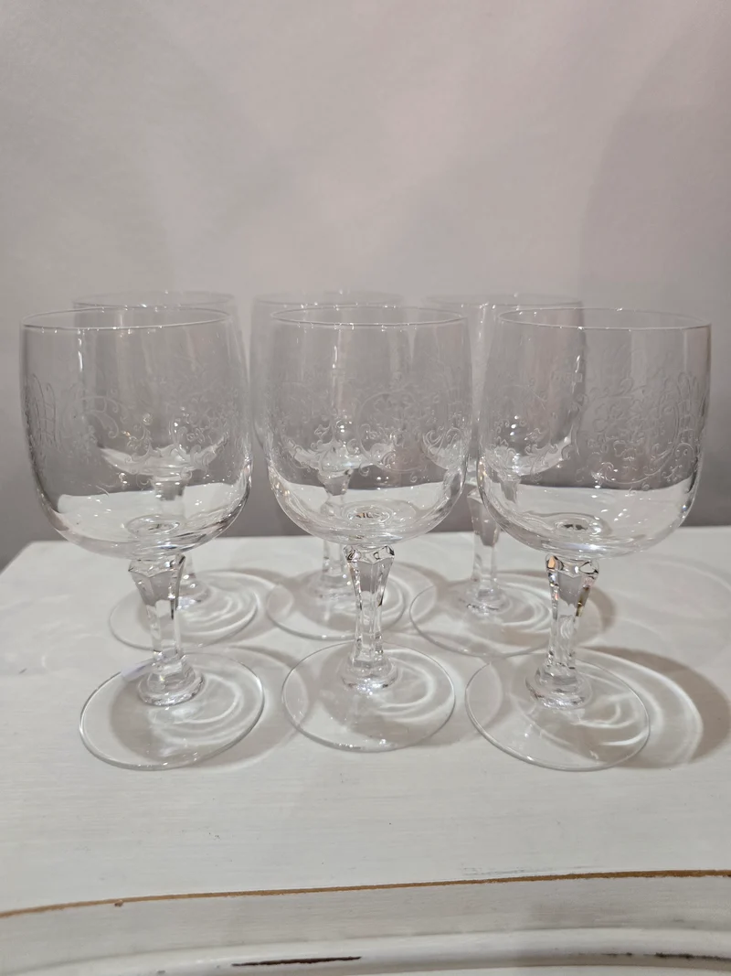 Verres à vin cristal
