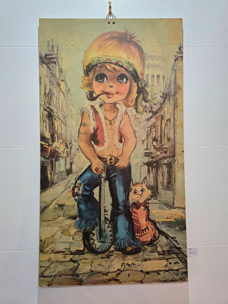 Dessin de pitzie 'hippy'