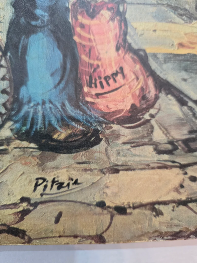 Dessin de pitzie 'hippy'