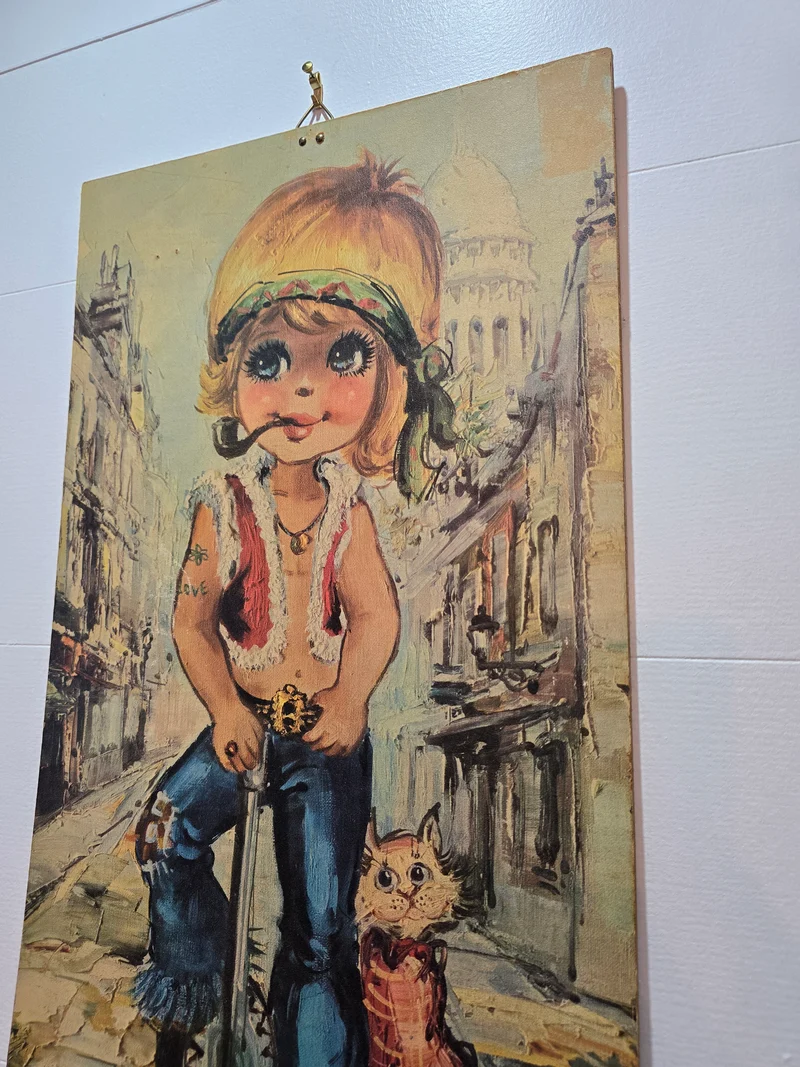 Dessin de pitzie 'hippy'