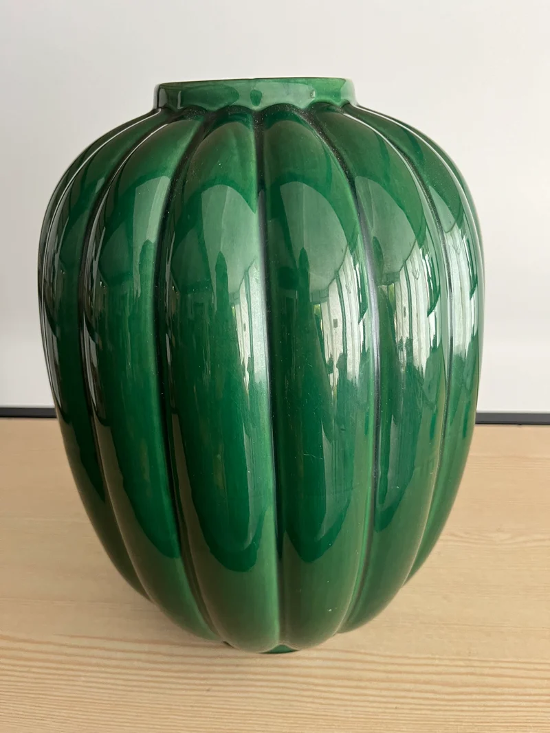 Vase « Pastèque » vintage