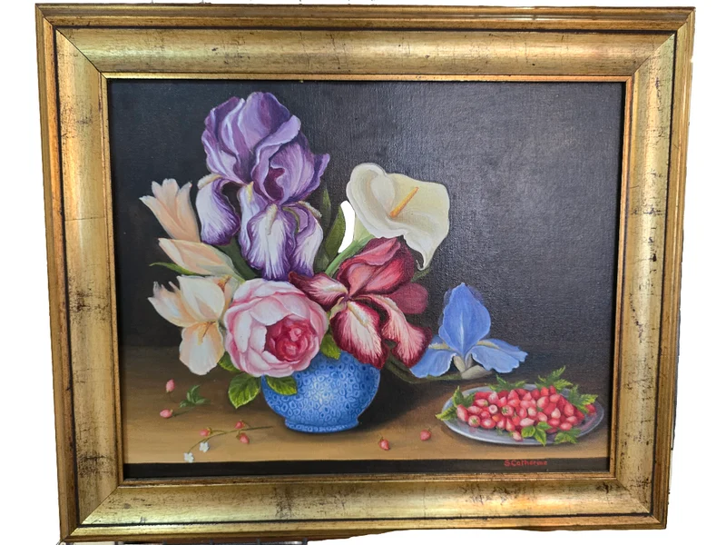 Tableau nature morte S.Catherine