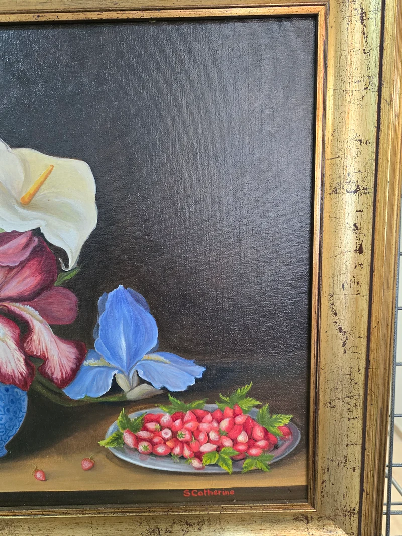 Tableau nature morte S.Catherine