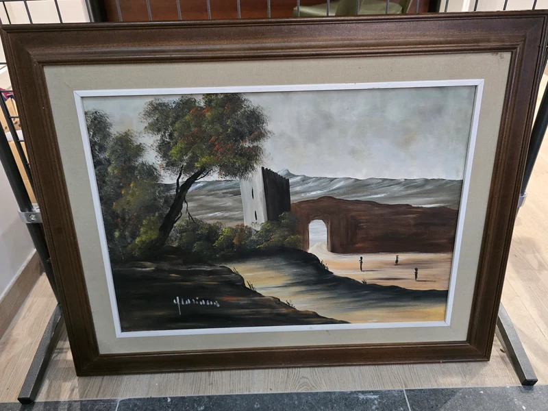 Peinture paysage signé