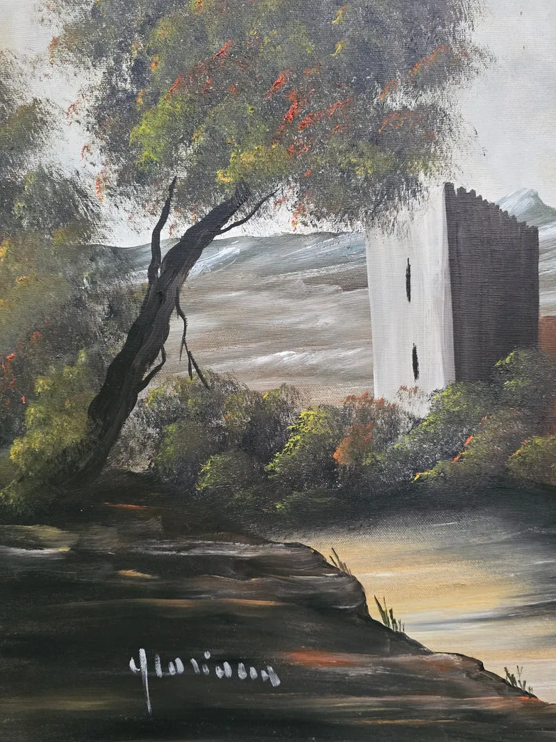 Peinture paysage signé