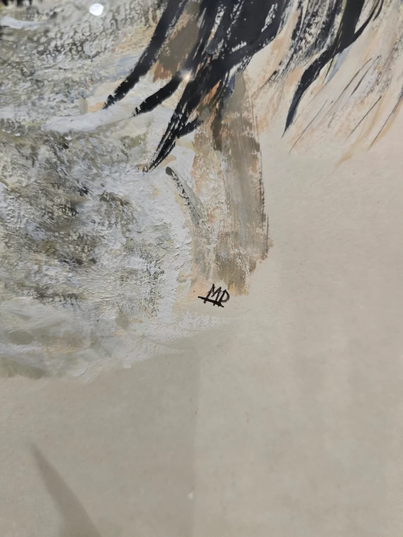 Tableau vitré chien