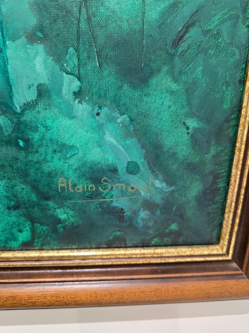 Peinture Alain Smout - Les fantasme du marais