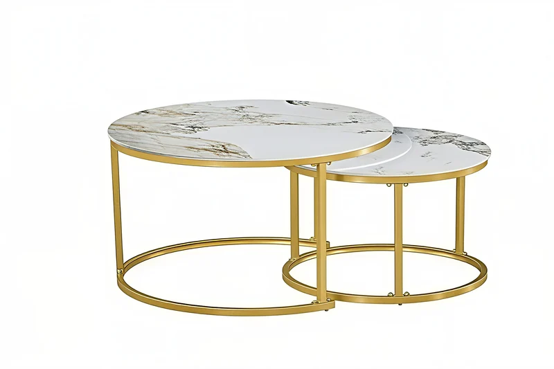 PANDORA GOLD™ – NESTING COFFEE TABLE SET – IF-2632